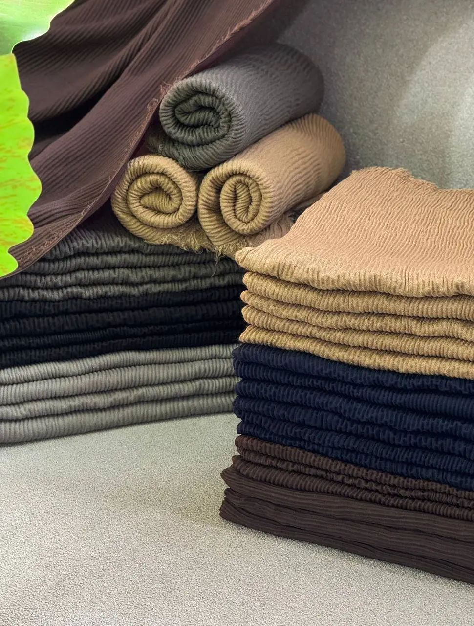 شال پاییزه پلیسه نازلی